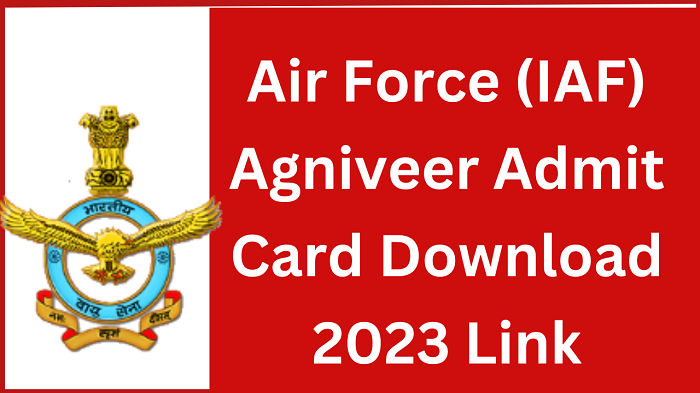 Air Force Agniveer Admit Card