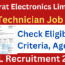 BEL Technician Recruitment 2024