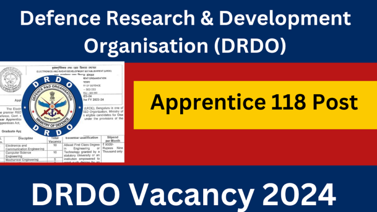 DRDO LRDE Apprentice Job 2024