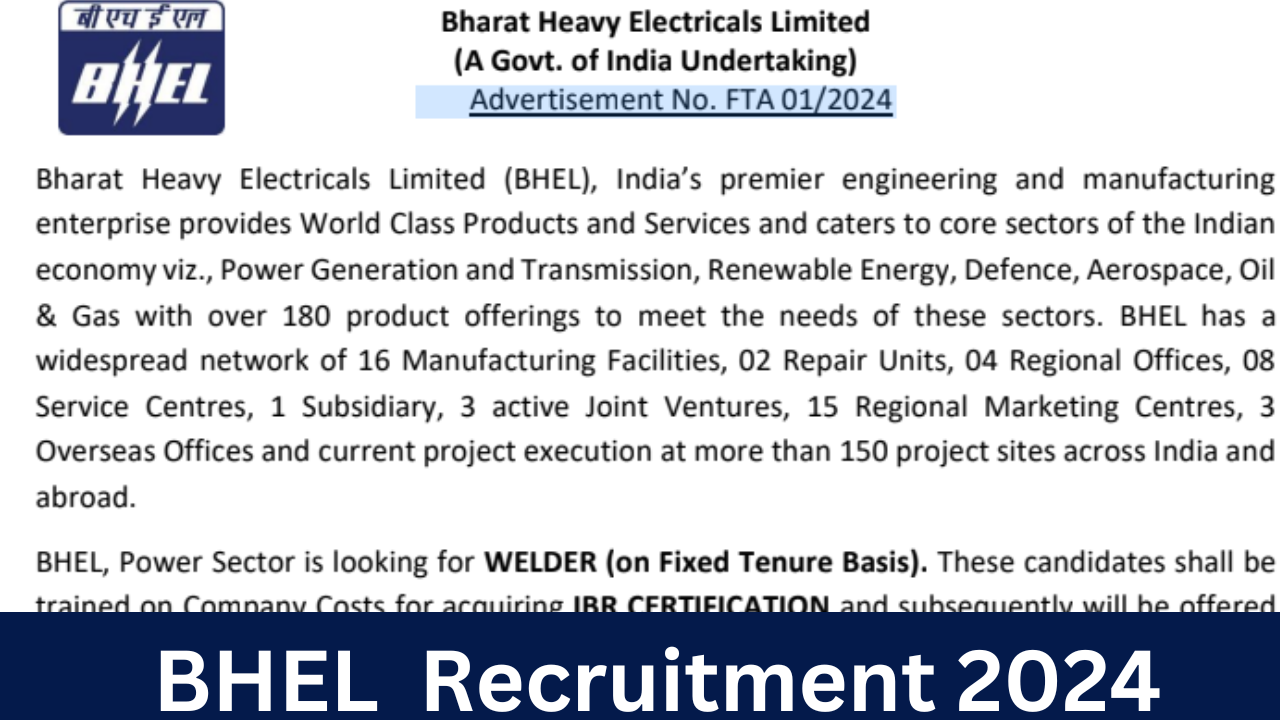 BHEL Recruitment 2024