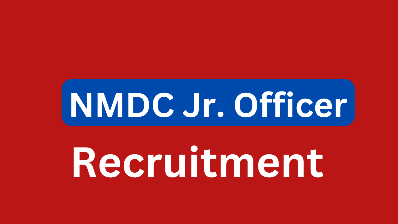 NMDC Recruitment 2024