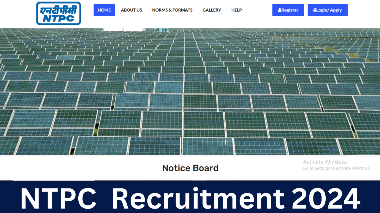 NTPC Executive Recruitment 2024